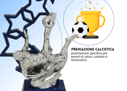 Premio calcistico personalizzato 28 cm | Cod. 14.555