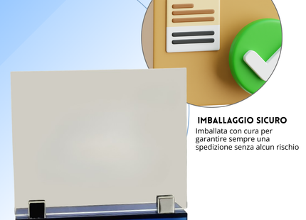Trofeo in cristallo personalizzato 24x23x0,8 cm | Cod. 25.627R
