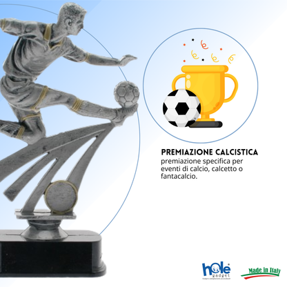 Premio calcistico da 23 cm personalizzato | Cod. 14.500A