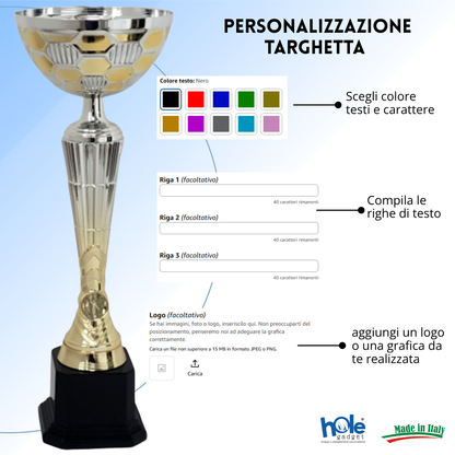 Coppa da 30 cm base nera | Cod. 10.064