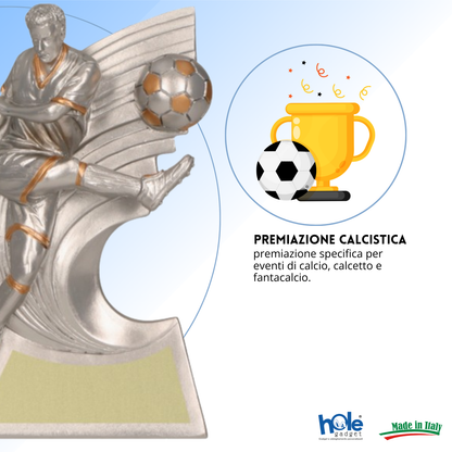 Premio calcistico personalizzato 16 cm | Cod. 14.523B