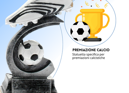 Premio calcistico personalizzato 19 cm | Cod. 15.020