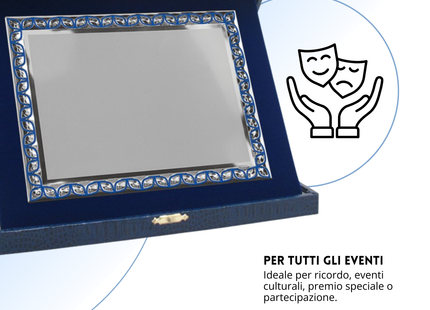 Targa personalizzata con astuccio 26x21 cm | Cod. 19.17.26A