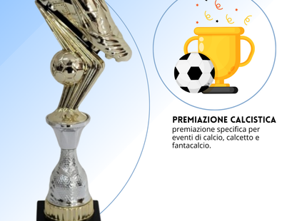 Premio calcistico personalizzato 28 cm | Cod. 14.554