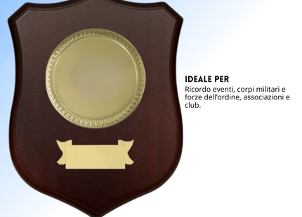 Crest in legno personalizzato | Cod. 25.625B