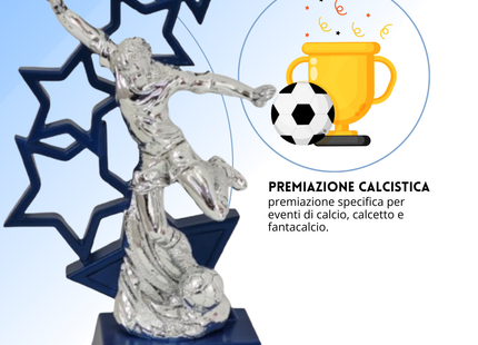 Premio calcistico personalizzato 28 cm | Cod. 14.556
