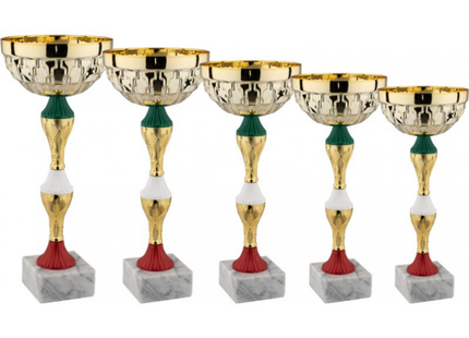 Set di 5 coppe personalizzate 37-34 - 30 - 27 - 24 cm | Cod. 12.949G