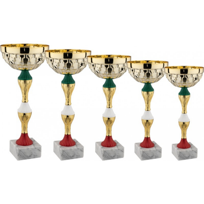 Set di 5 coppe personalizzate 37-34 - 30 - 27 - 24 cm | Cod. 12.949G