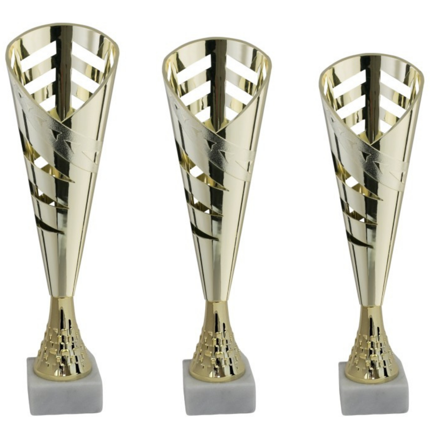 Tris di premiazioni economiche 35 - 33 - 31 cm | Cod. 13.199G