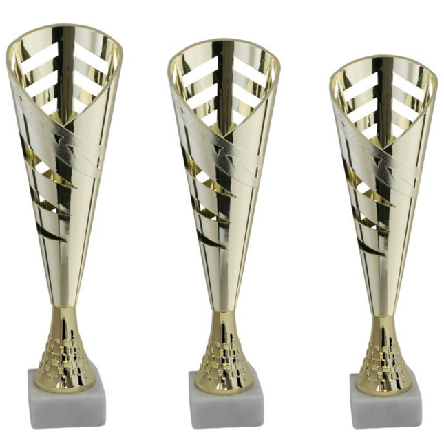 Tris di premiazioni economiche 35 - 33 - 31 cm | Cod. 13.199G