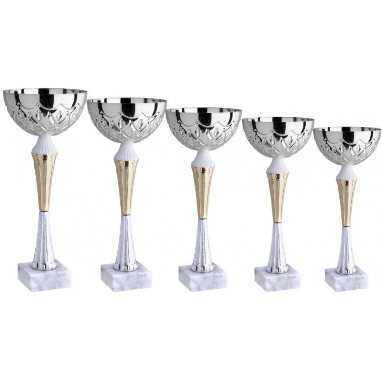 Set di 5 coppe personalizzate 35 - 33 - 3 - 27 - 25 cm | Cod. 13.049S