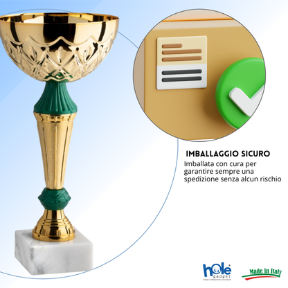 Set di 4 premiazioni 28 - 25 - 24 - 22 cm | Cod. 13.589G