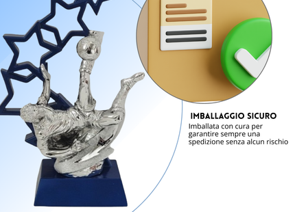 Premio calcistico personalizzato 28 cm | Cod. 14.555