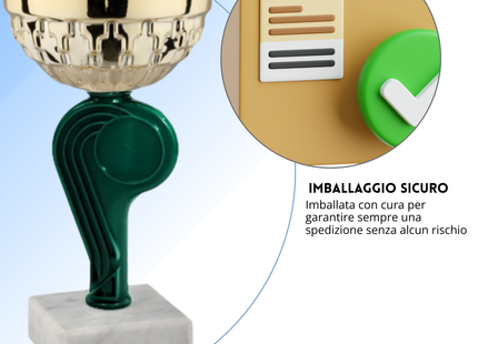 Tris di premiazioni 15 cm a 3 colorazioni | Cod. 13.569