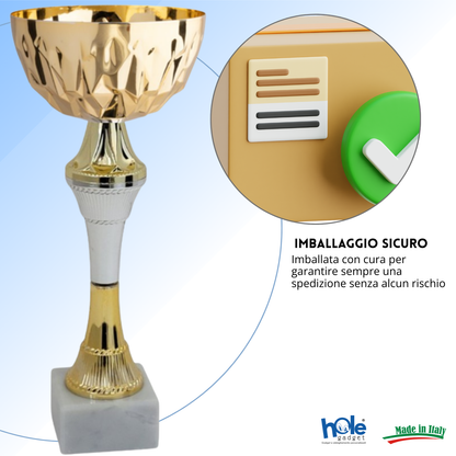 Tris di premiazioni 26 - 23 - 21 cm | Cod. 13.599G