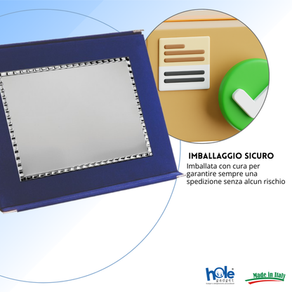 Targa personalizzata con astuccio 28x21 cm | Cod. 19.74.28