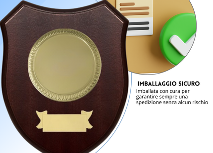 Crest in legno personalizzato | Cod. 25.625D