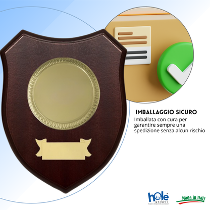 Crest in legno personalizzato | Cod. 25.625D