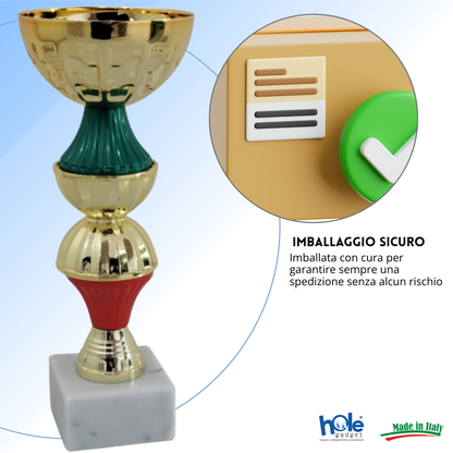 Tris di premiazioni 21 - 20 - 19 cm | Cod. 13.419G