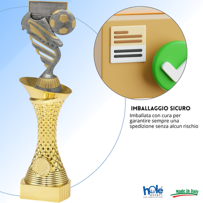 Premio calcistico da 31 cm personalizzato | Cod. 14.545C