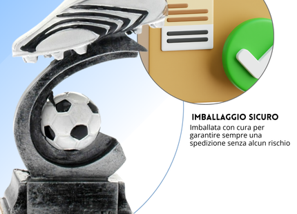 Premio calcistico personalizzato 19 cm | Cod. 15.020