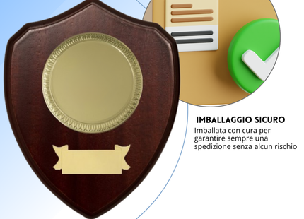Crest in legno personalizzato | Cod. 25.625C