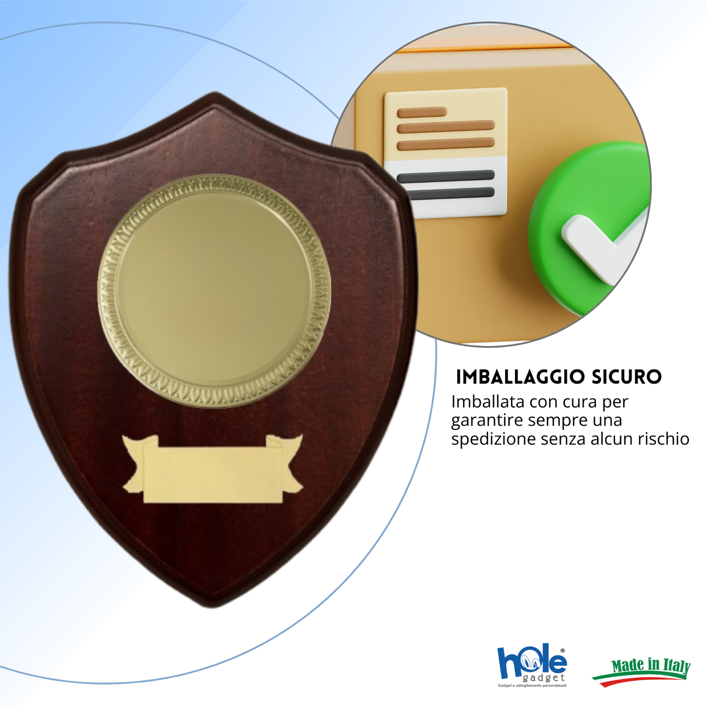 Crest in legno personalizzato | Cod. 25.625C