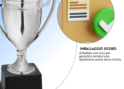 Tris di premiazioni economiche 25 - 22 - 20 cm | Cod. 12.999