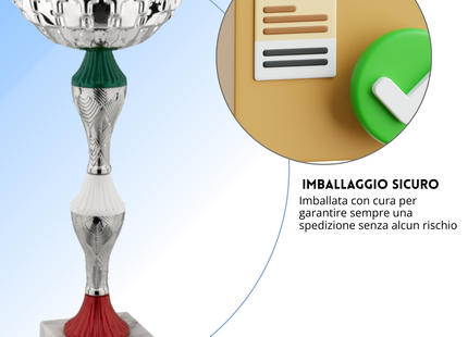 Coppa da 24 cm in ABS con base in marmo | Cod. 12.945S