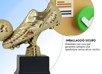 Premio calcistico personalizzato 22 cm | Cod. 14.550E