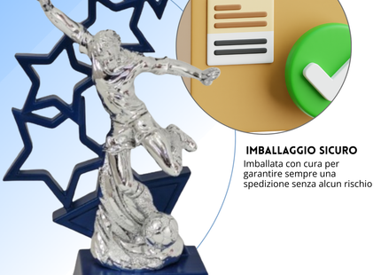 Premio calcistico personalizzato 28 cm | Cod. 14.556