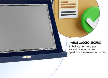 Targa personalizzata con astuccio 23x19 cm | Cod. 19.91.23
