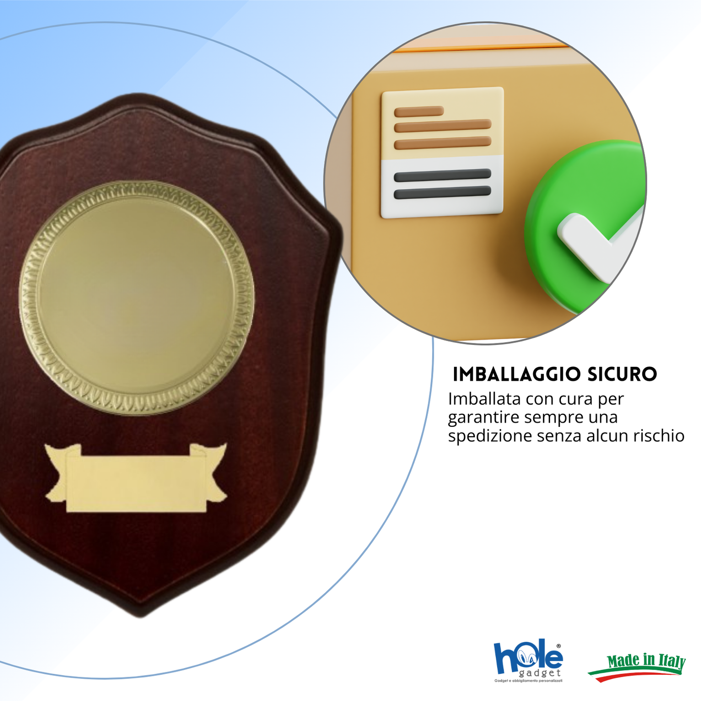 Crest in legno personalizzato | Cod. 25.625A