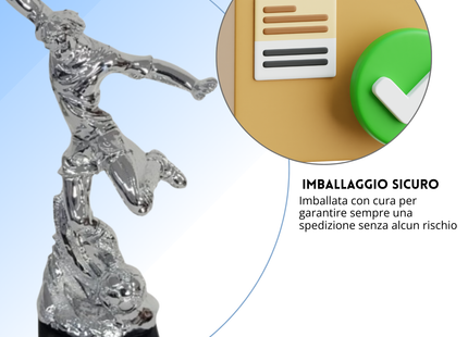 Premio calcistico personalizzato 26 cm | Cod. 14.550A