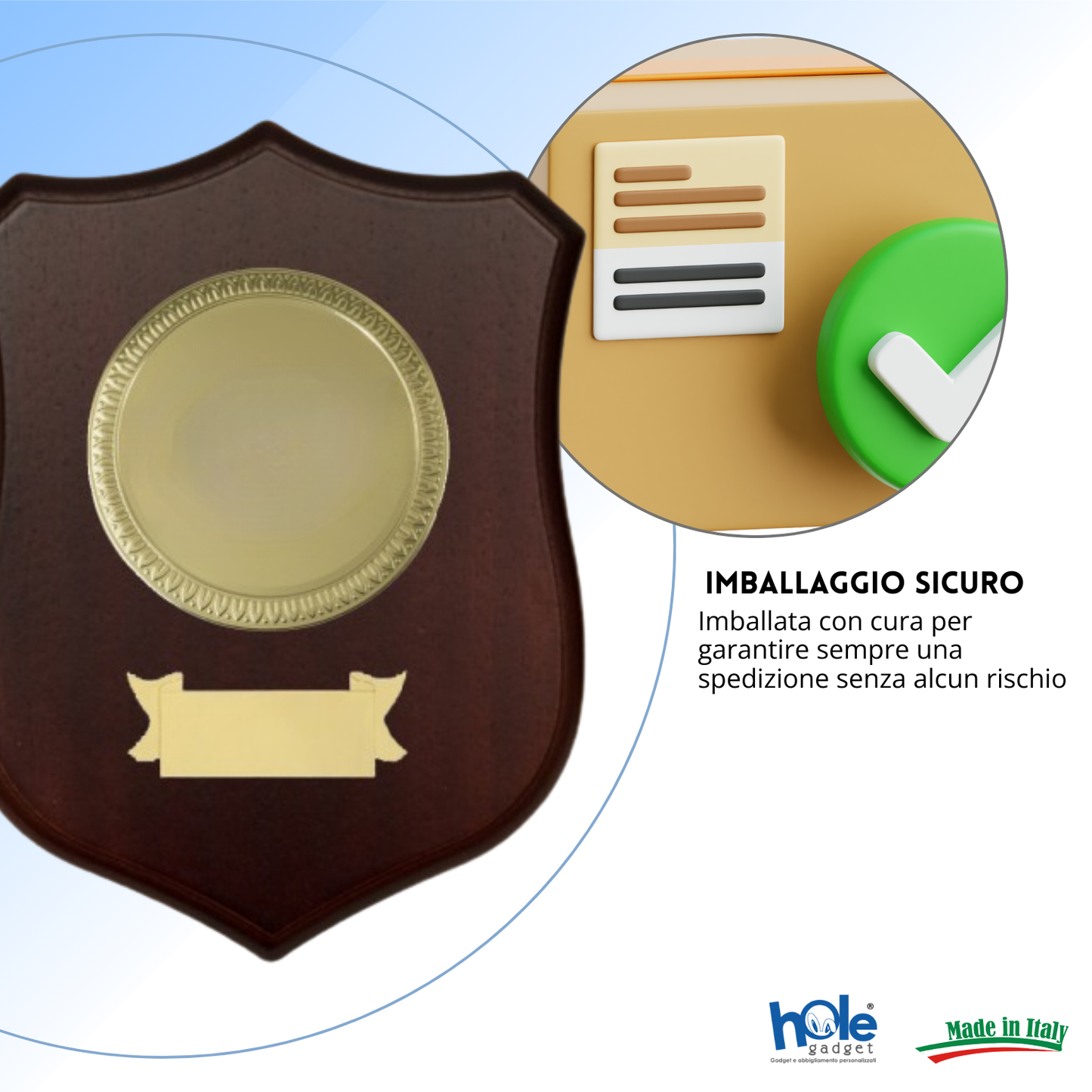 Crest in legno personalizzato | Cod. 25.625B