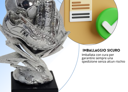 Premio calcistico personalizzato 19 cm | Cod. 14.550B
