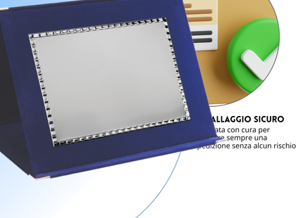 Targa personalizzata con astuccio 23x17 cm | Cod. 19.74.23