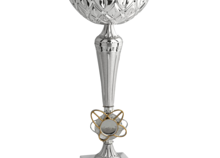Coppa da 32 cm in metallo con base in marmo | Cod. 13.052S