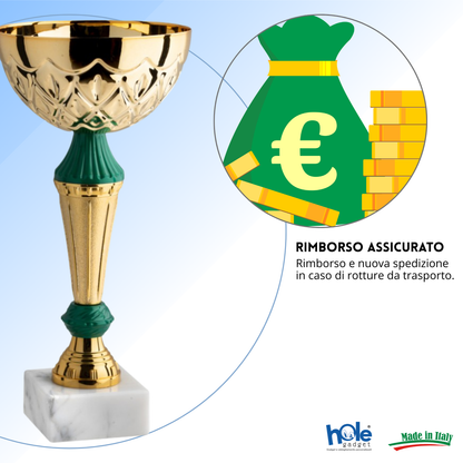 Set di 4 premiazioni 28 - 25 - 24 - 22 cm | Cod. 13.589G