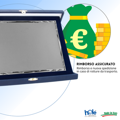 Targa personalizzata con astuccio 23x19 cm | Cod. 19.91.23