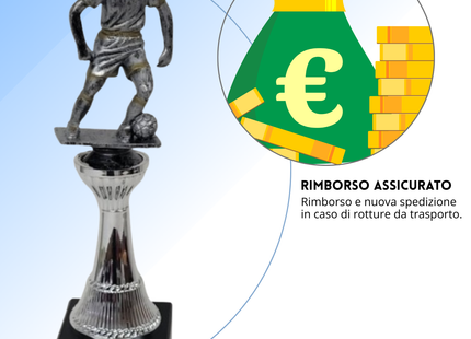 Premio calcistico personalizzato 27 cm | Cod. 14.551A