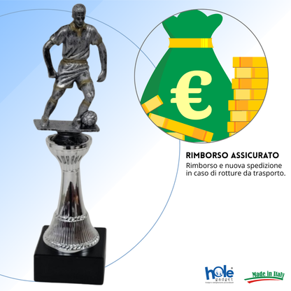 Premio calcistico personalizzato 27 cm | Cod. 14.551A