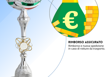 Set 4 coppe personalizzate 37 - 34 - 32 - 30 cm | Cod. 11.029