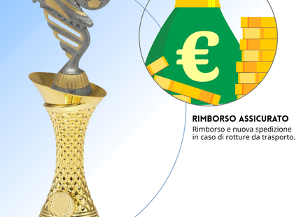 Premio calcistico da 31 cm personalizzato | Cod. 14.545C