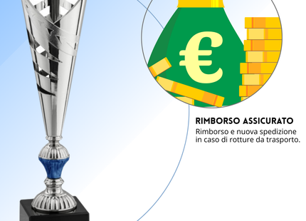 Coppa da 41 cm in ABS con base nera | Cod. 12.911S