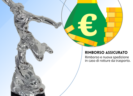 Premio calcistico personalizzato 26 cm | Cod. 14.550A