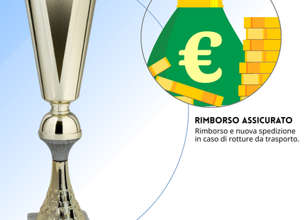 Tris di premiazioni economiche 37 - 36 - 34 cm | Cod. 13.209