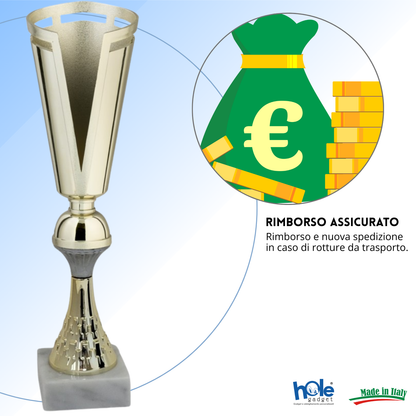 Tris di premiazioni economiche 37 - 36 - 34 cm | Cod. 13.209
