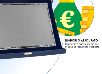 Targa personalizzata con astuccio 31x25 cm | Cod. 19.91.31