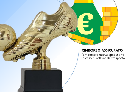 Premio calcistico personalizzato 22 cm | Cod. 14.550E